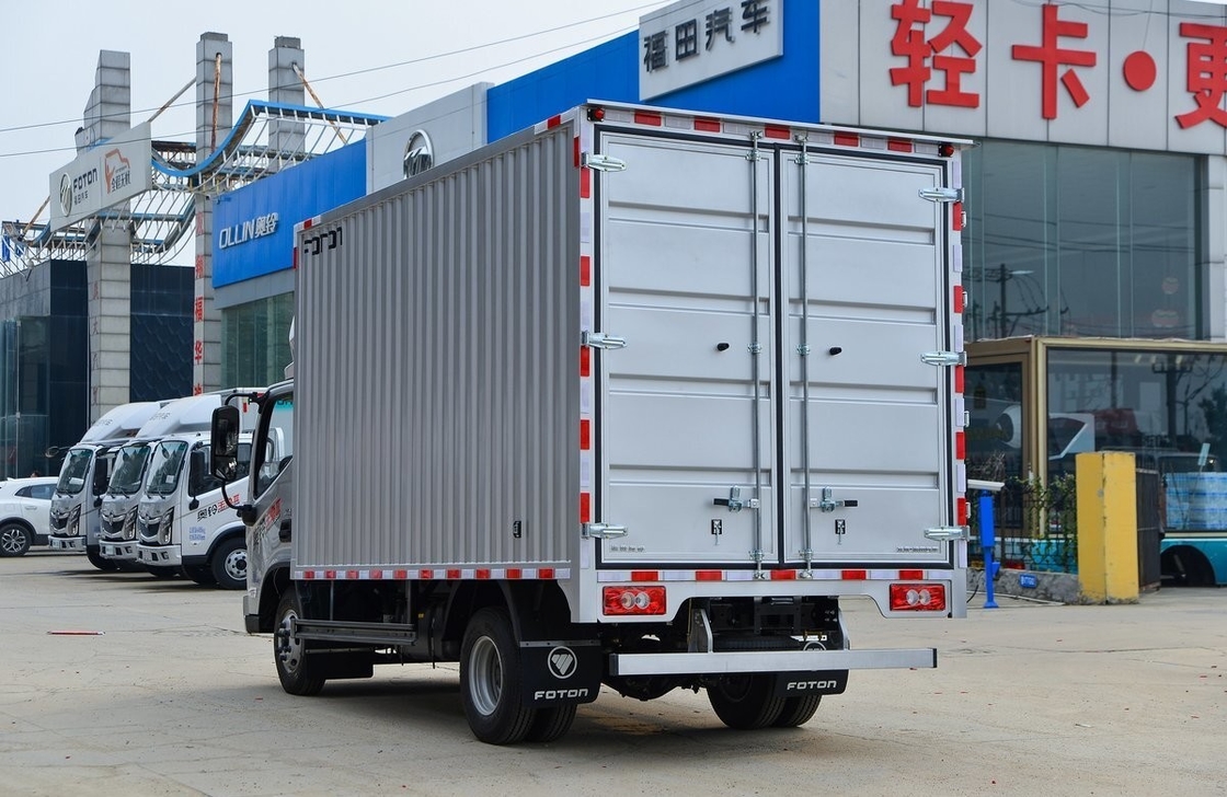 Foton Cargo Used Light Duty Trucks 4.14 Meters Long Box Double Rear Tires