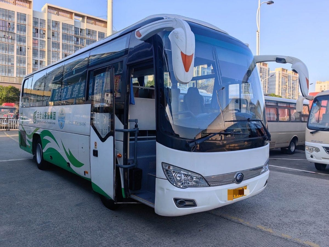 Second Hand Bus 2017 Year Yutong Bus ZK6876 Single Door 38 Seats Spring Leaf LHD