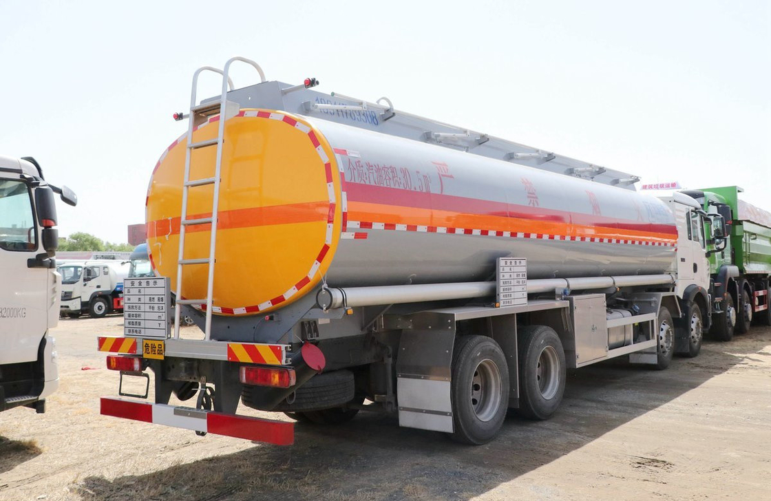 Used Oil Container 30000 Liter Howo T5G Oil Tanker Truck 4 Axles Cab With Sleeper