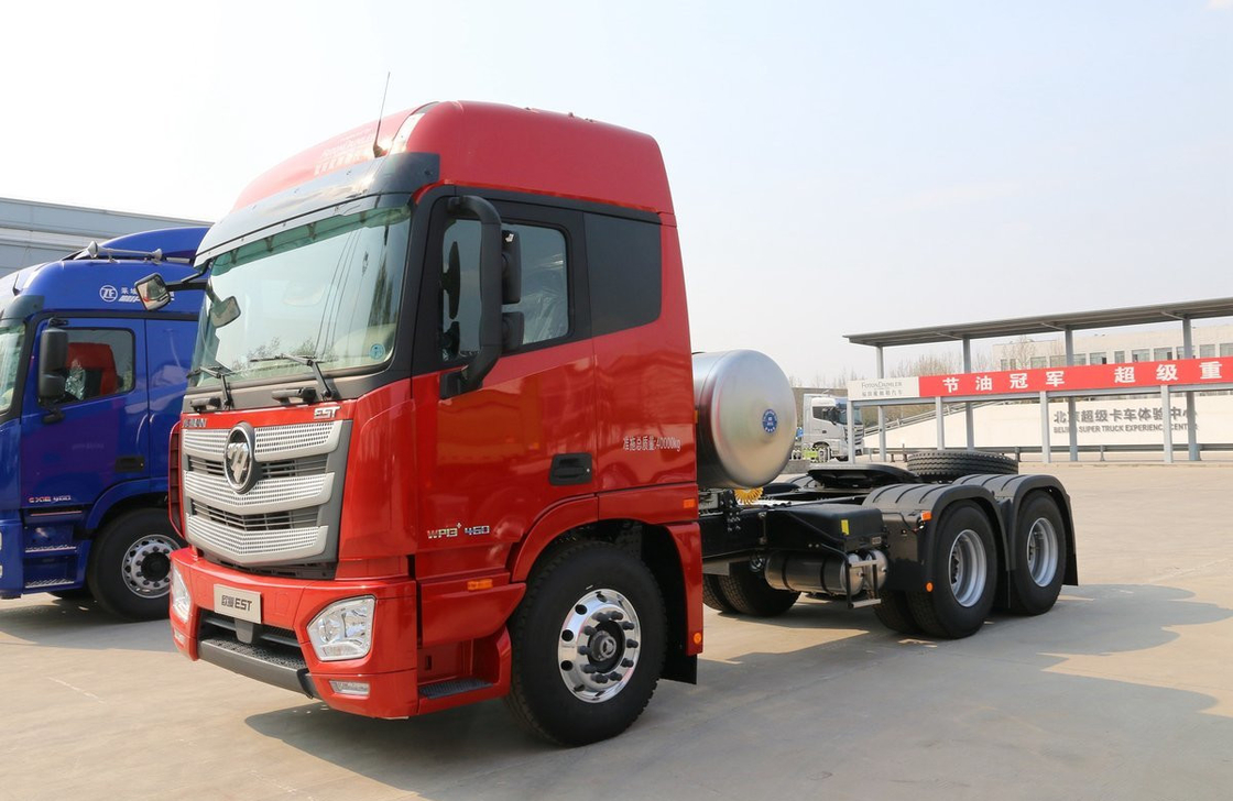 Used Tractor Truck Head LNG Engine Foton EST 460hp Fast 12 Gears Pulling 40 Tons