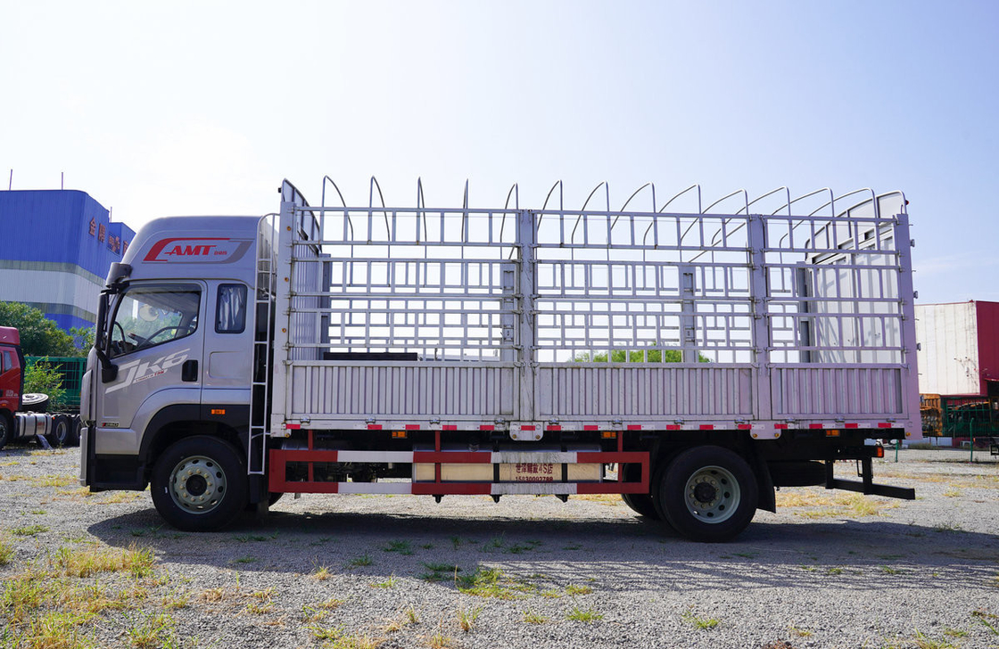 Used Light Cargo Truck Fast Gearbox AMT 4*2 Drive Mode Fence Box High Roof Cab