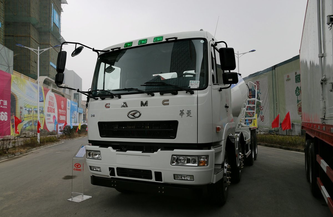 Used Concrete Mixer Truck 8×4 CAMC Cement Mixer 310hp Euro 5 Big Tanker 12 Tires