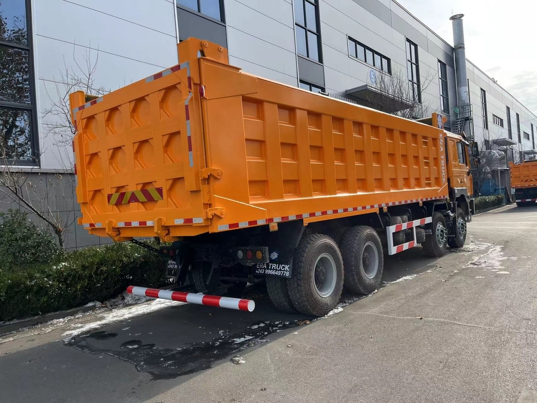 Used Tipper Trucks In Good Condition Shacman 400hp 8*4 F3000 Dump Truck 12 Tires Standard Cabin