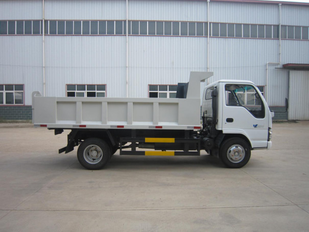 Used 3t Tipper Truck ISUZU 4*2 Small Dumper Euro 4 Multi Leaf Springs 5 Speed Gear