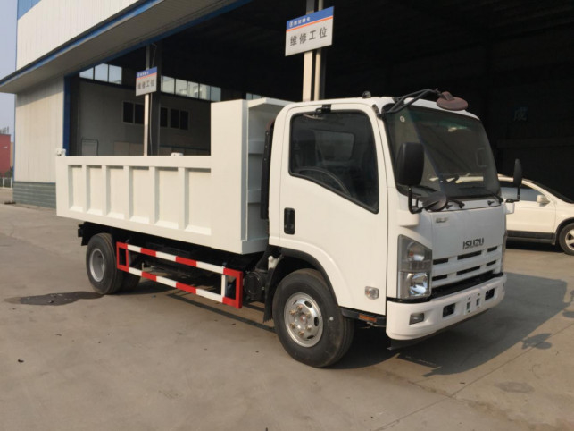 Used Tipper Trucks 4*2 Loading 10 Tons 5.2 Meters Long Box 9 Cubic Isuzu Dumper New