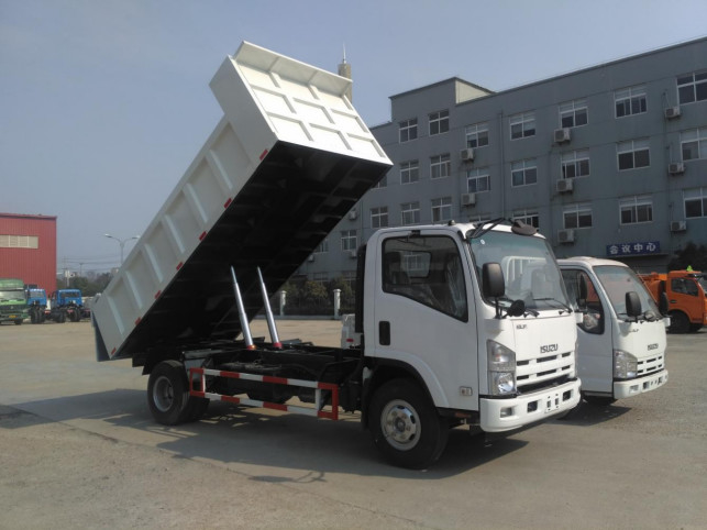 Used Tipper Trucks 4*2 Loading 10 Tons 5.2 Meters Long Box 9 Cubic Isuzu Dumper New