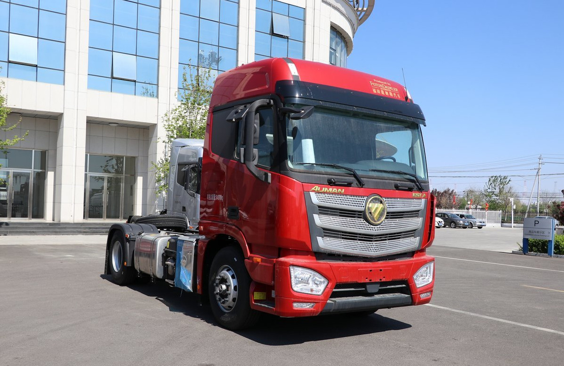 Foton Tractor Truck EST ZF Gearbox Leaf Spring 4*2 Dirve Mode 490hp Cummins Engine Euro 6