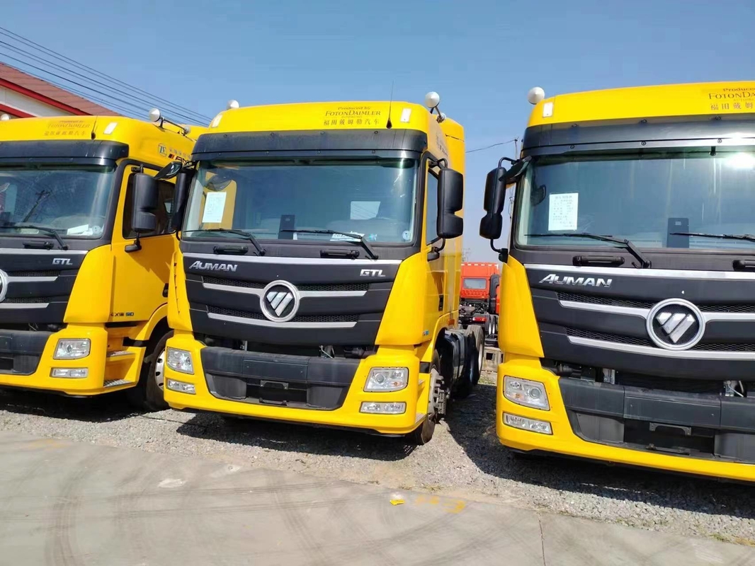 New Tractor Trucks 6*4 Foton GTL Horse 510hp Yellow Color 10 Tires Automatic 2021 Year