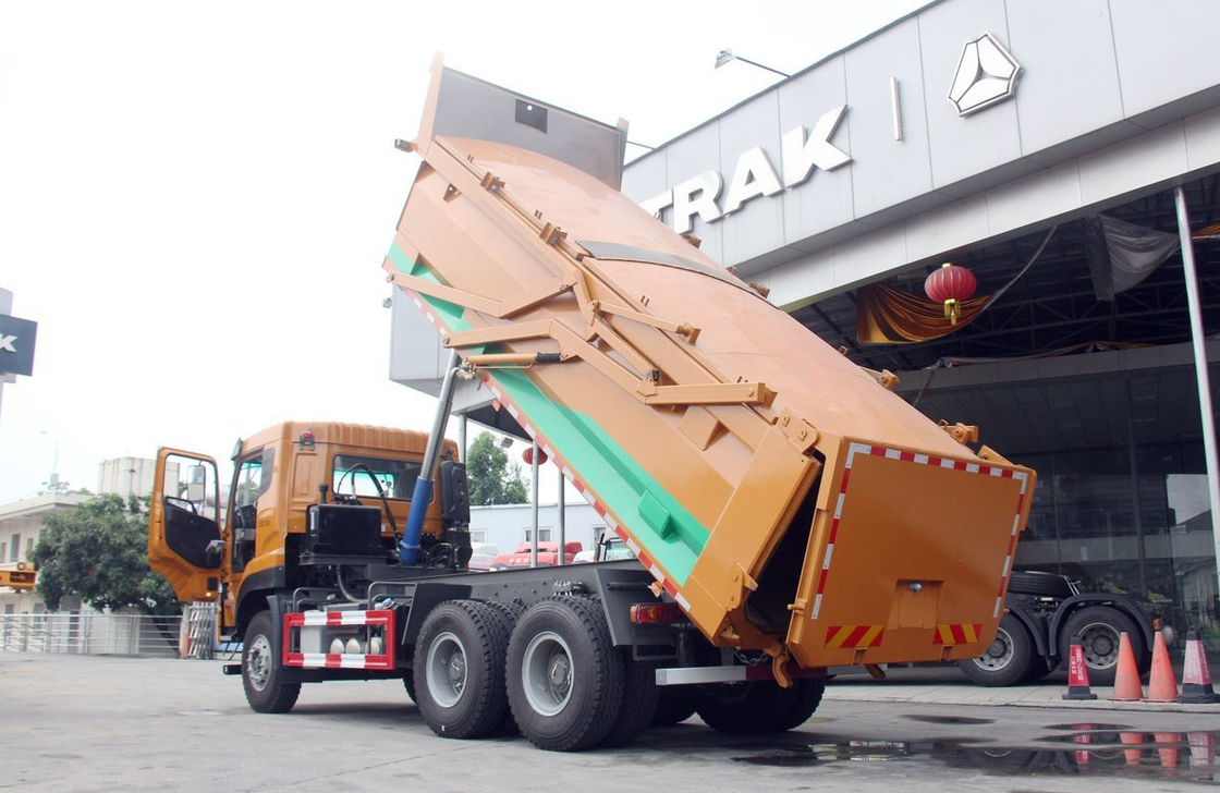 Sino Truck New Urban Construction Debris 6*4 Drive Mode 10 Tires Low Roof Left Hand Drive