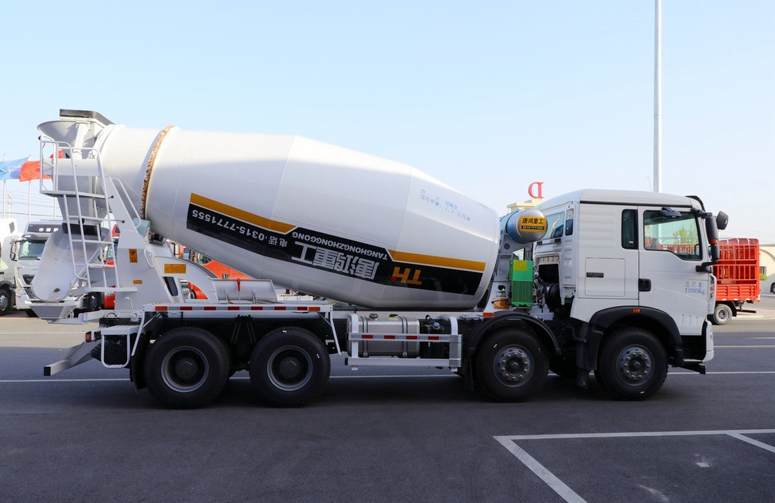 Mixer Concrete Truck 10-Speed Transmission Howo 8×4 Cement Mixer 8 Cubic Durable Using
