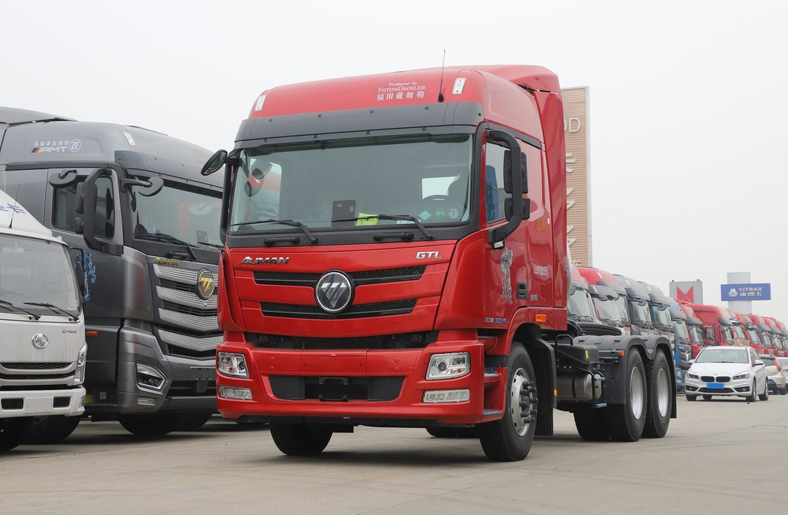 Tractor Trucks Used 6*4 Foton GTL Horse Head LNG Cummins Engine 500hp Fast Gearbox
