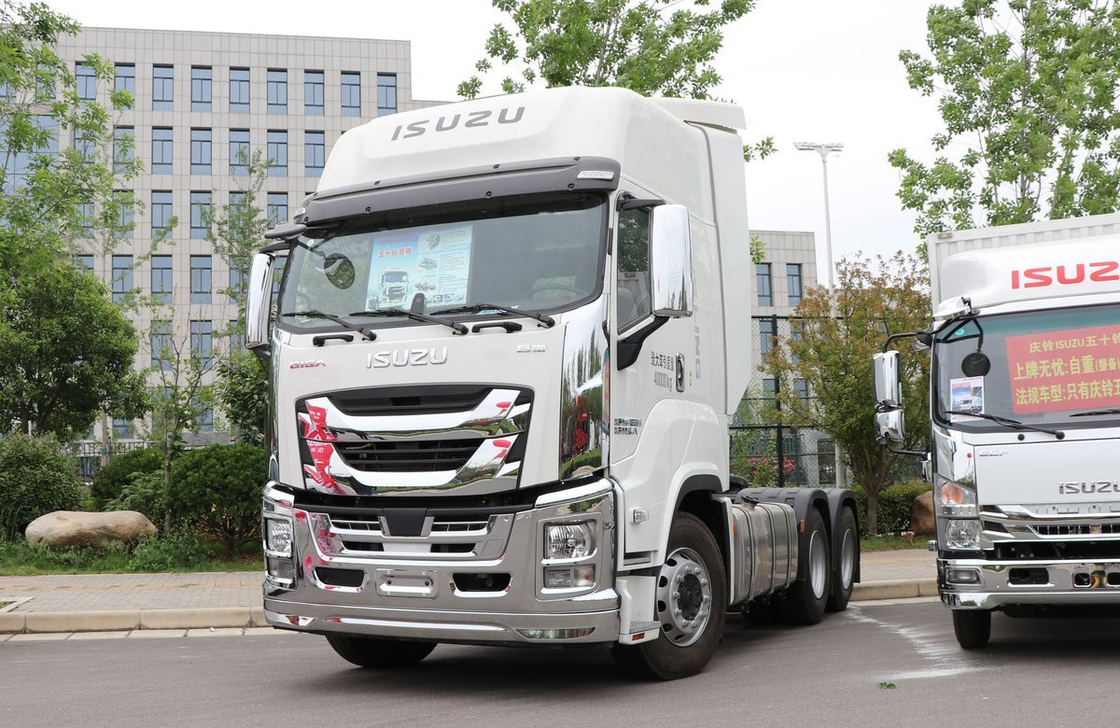 Tractor Truck Price Trade ZF Gearbox Automatic 6×4 ISUZU Trailer Head 520hp High Roof Cab