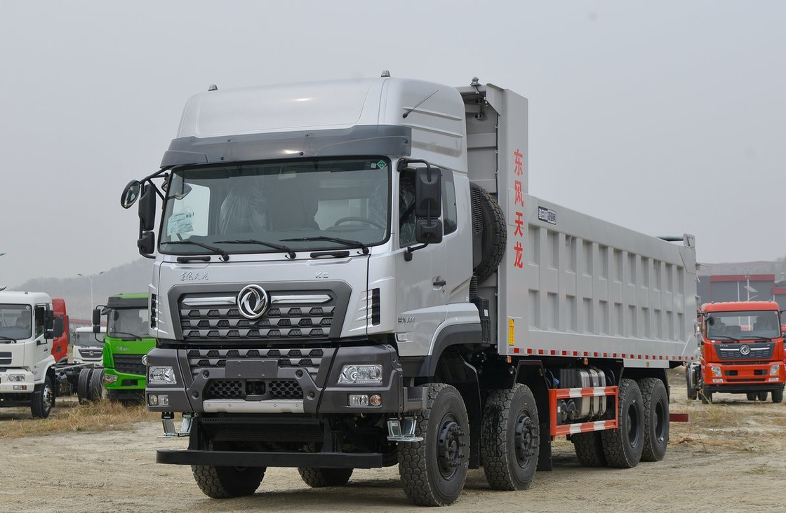 Dump Truck Trailer For Sale Dongfeng 8×4 Tipper 600hp Cummins Engine 6 Cylinders Manual