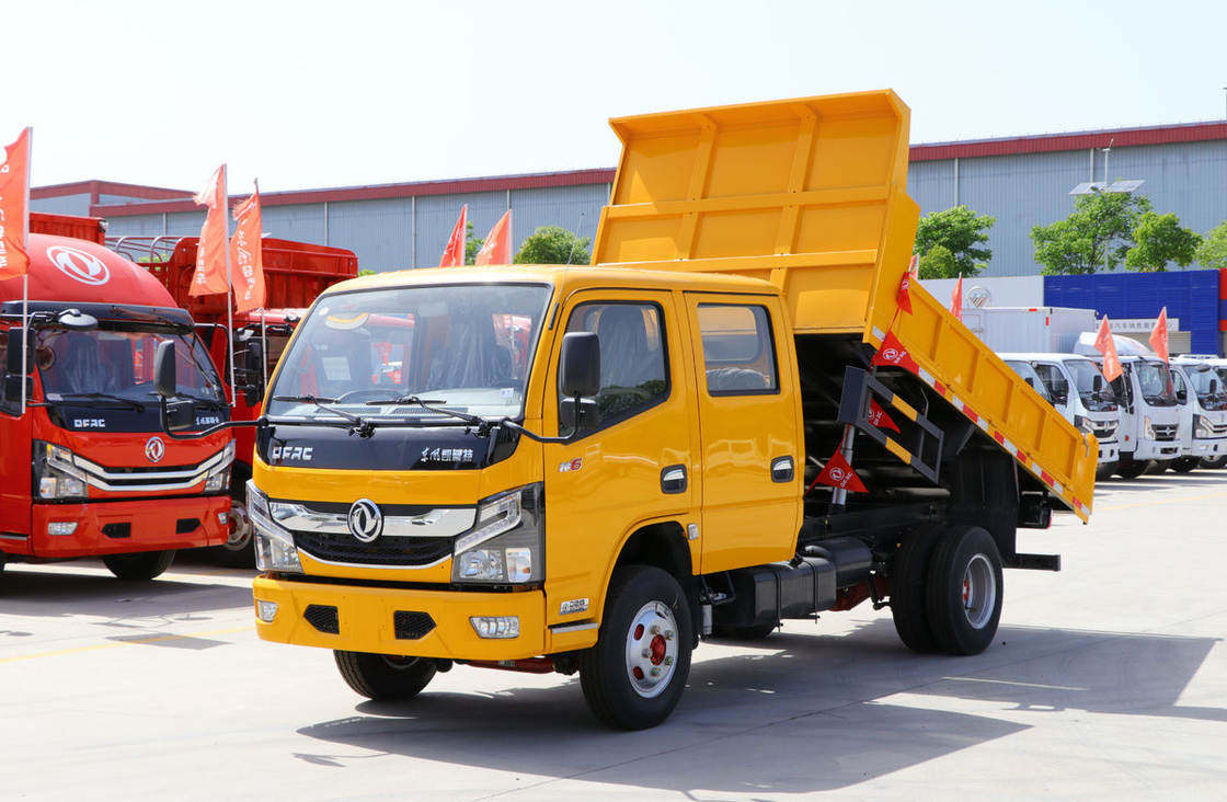 Mini Dump Truck For Sale Euro 5 Emission Chinese Brand Tipper Double Cabin 4*2 Drive Mode