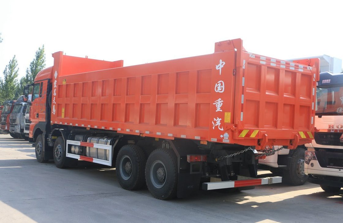 Sinotruk Uk Used Tipper Trucks 8×4 Sitrak G7H Heavy Duty 12.5L Displacement Single Sleeper
