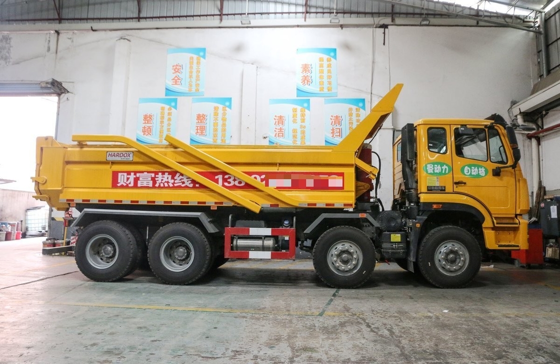 Used Howo Tipper Truck Sinotruck 8*4 Hohan 350hp Powerful Engine 12 Wheels Road Transportation