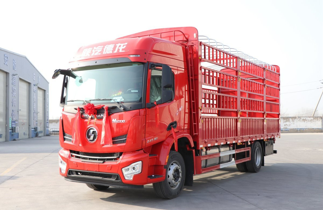 Fence Cargo Trucks Shacman M6000 4*2 Lorry Truck Weichai 245hp Engine 8 Speed Manual