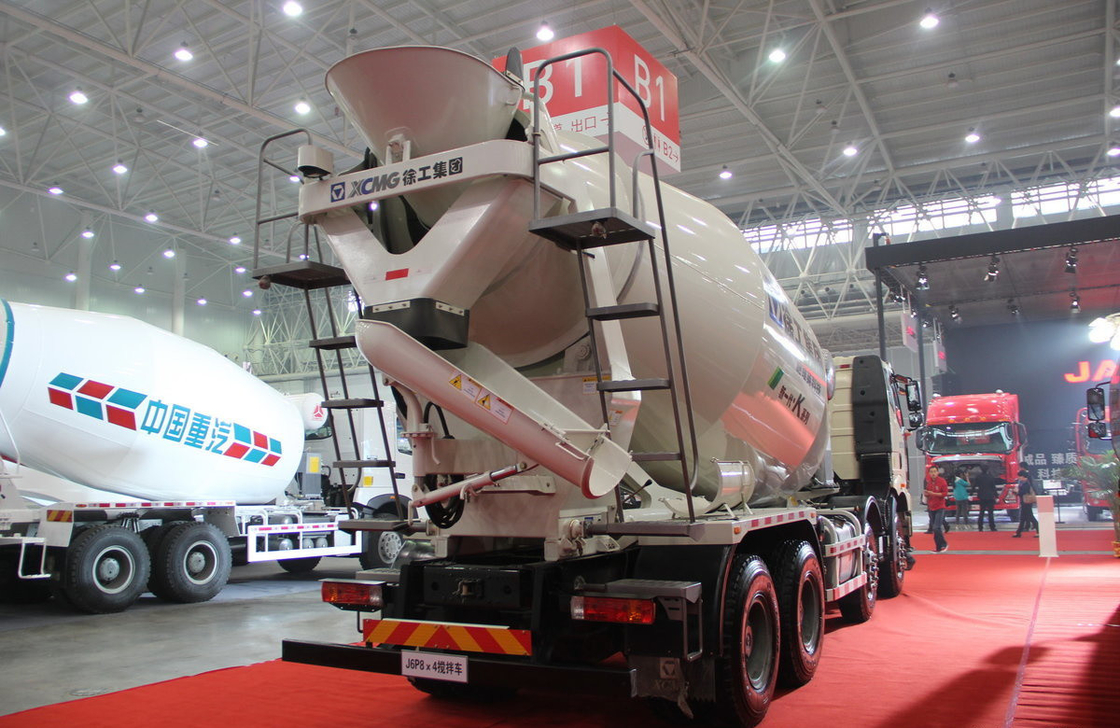 Concrete Mixing Truck 6.5 Cubic FAW 8×4 Cement Mixer Euro 4 Single And Half Cabin LHD