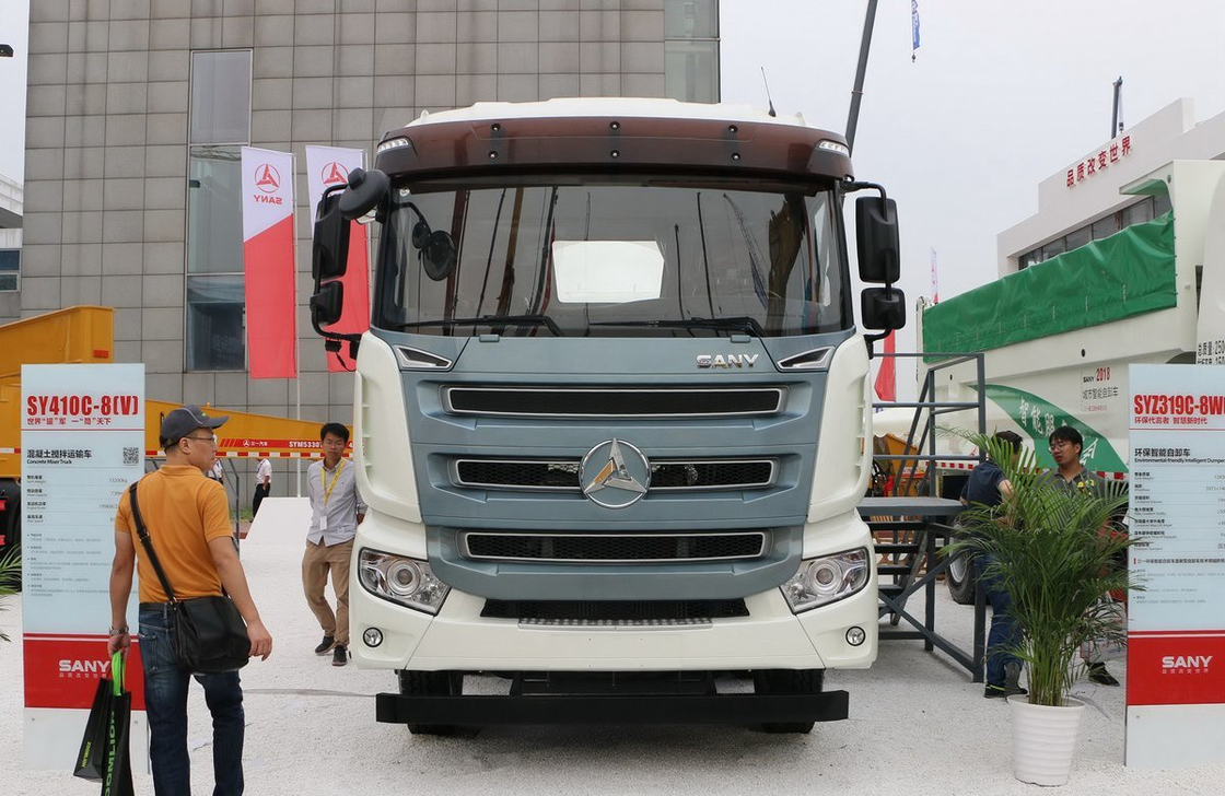 Concrete Trucks For Sale Sany Mixer Truck 8m³ Tanker Capacity 313hp Engine Fast Transmission
