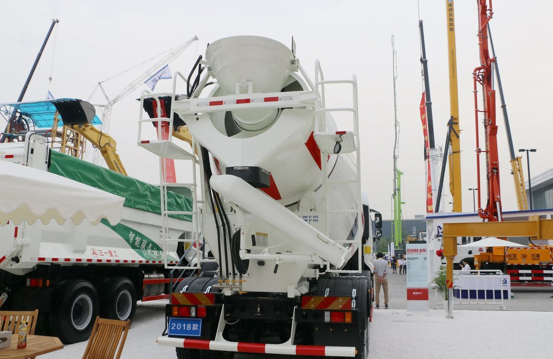 Concrete Trucks For Sale Sany Mixer Truck 8m³ Tanker Capacity 313hp Engine Fast Transmission