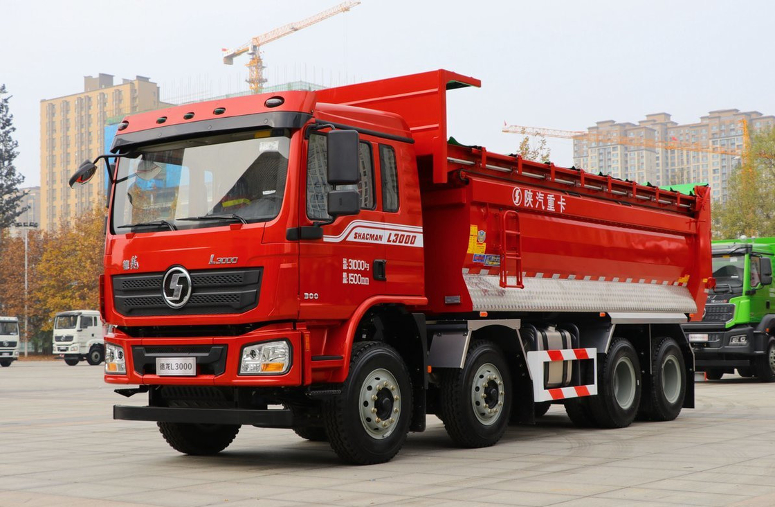 50 Ton Dump Trucks For Sale 8×4 Shacman L3000 Fast 10-Speed Manual Transmission 300hp
