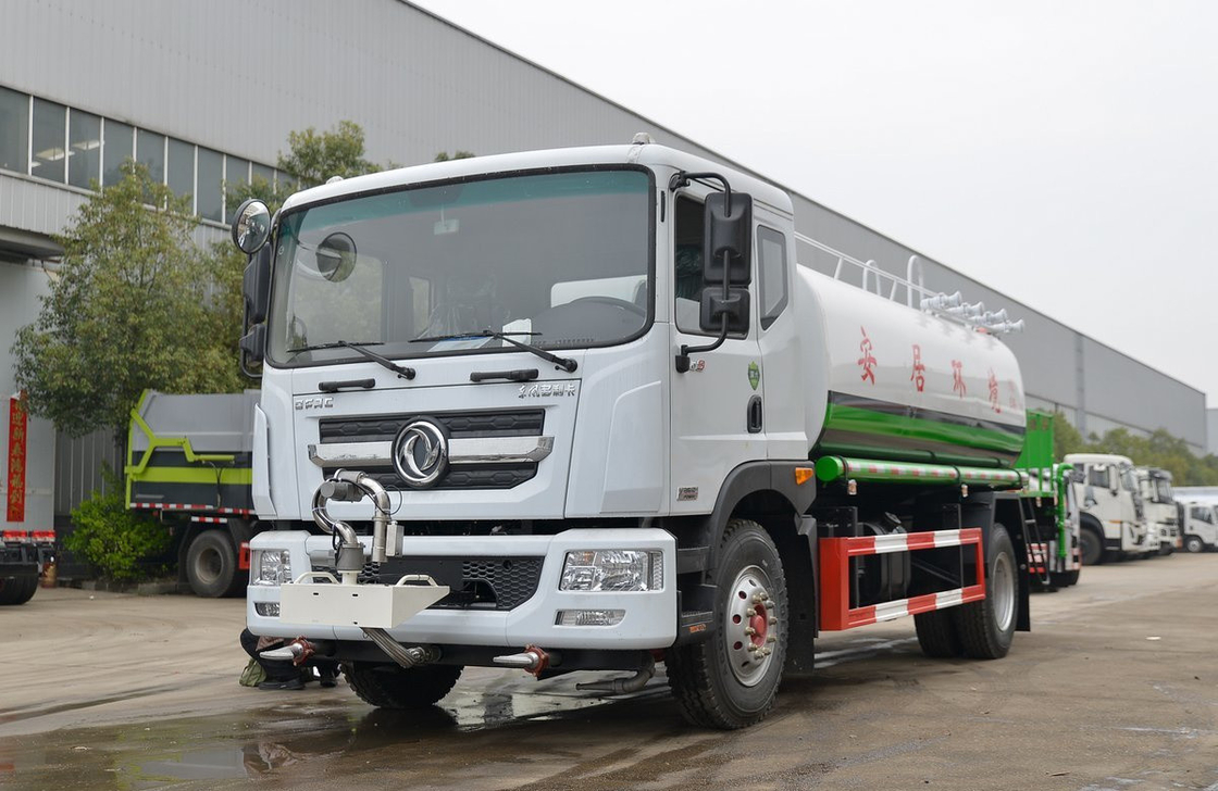 Street Sprinkler Truck Dongfeng 4×2 Water Tanker With Atomizer Cannon 230hp Cummins Engine