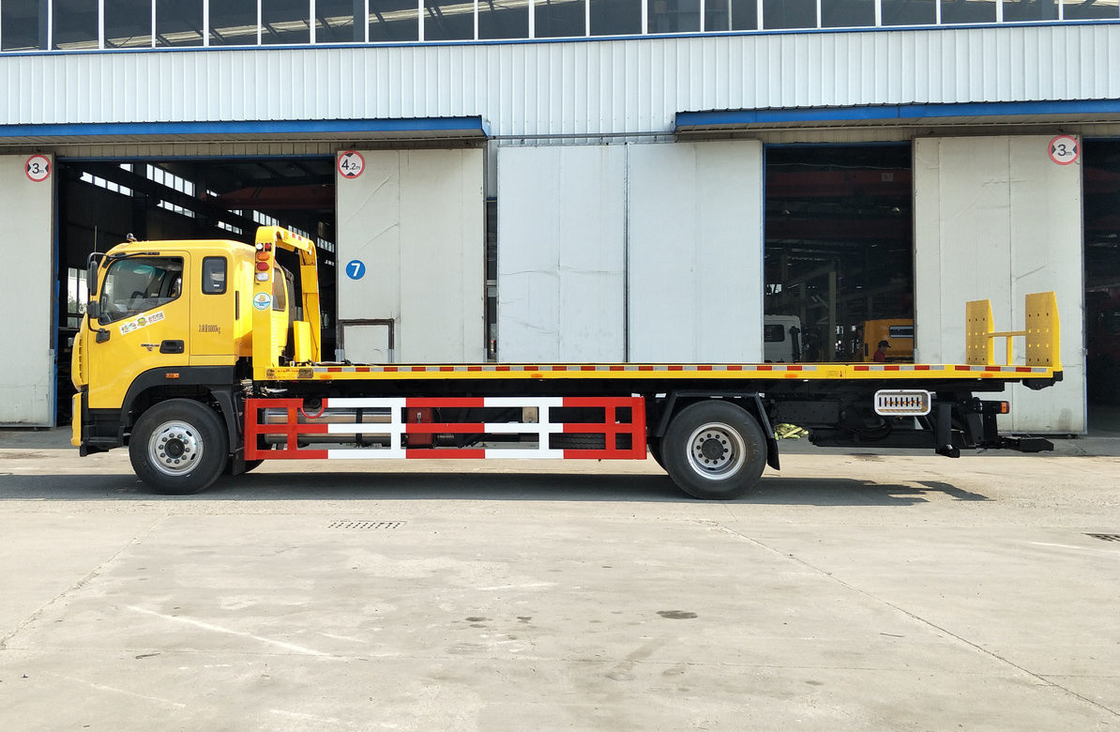 7 Ton Wrecker Truck Foton Cummins Engine 210hp Flat Bed 4*2 Drive Mode 10.5 Meters Long