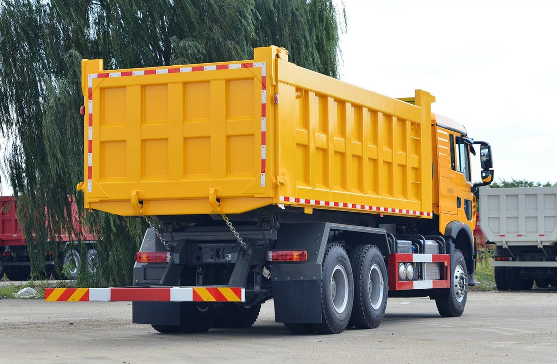 Used 10 Tires Tipper Truck 6.3 Meters Box 400hp Howo TX7 Front Lifting 12-Speed Manual
