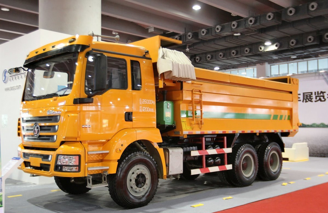 China Dump Truck For Sale U-Type Box Shacman Tipper Weichai 290hp Engine Single And Half Cab