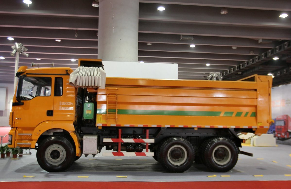 China Dump Truck For Sale U-Type Box Shacman Tipper Weichai 290hp Engine Single And Half Cab
