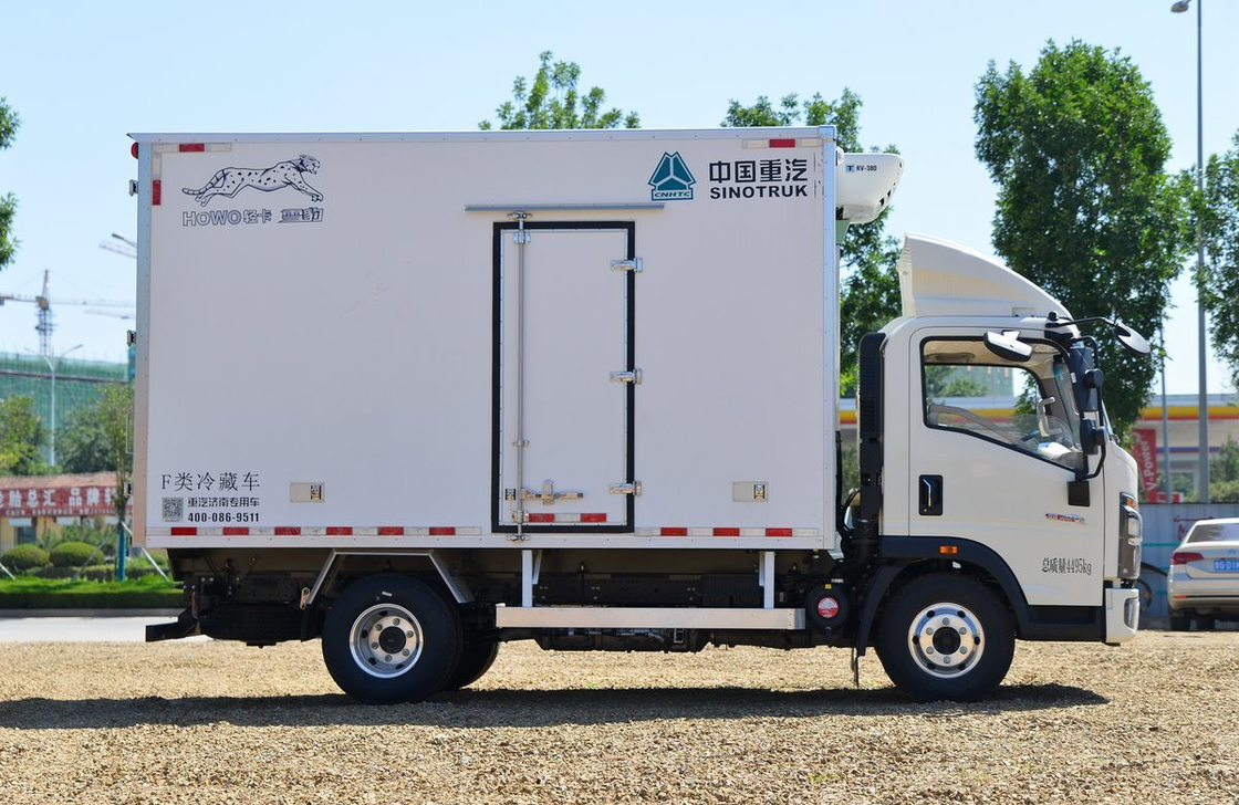 Freezer Truck For Sale Sinotruck Howo 4*2 Single Axle Refrigerator Truck Van Box 20 Cubic