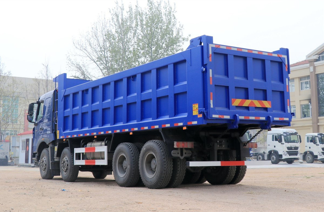 Howo Tipper Truck 12 Tires Howo T7 Dumper Leaf Spring 440hp 30-50 Tons Payload Thickened Box