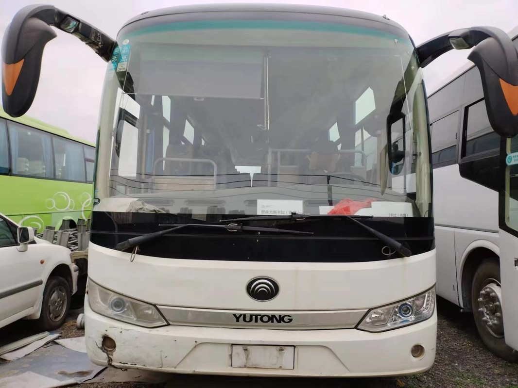 Used Motor Coaches Yutong 2 By 3 Seats Layout 59 Seater 2nd Hand Bus 2016 Year Good A/C