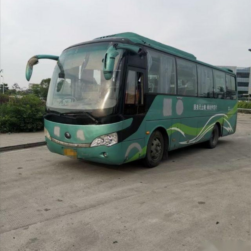 ZK6938H9 Blue Used Yutong Buses 39 Seats Used Journey Bus 2010 YEAR Great Performance