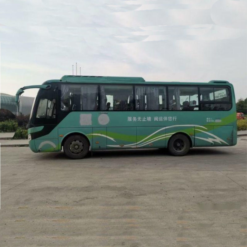 ZK6938H9 Blue Used Yutong Buses 39 Seats Used Journey Bus 2010 YEAR Great Performance