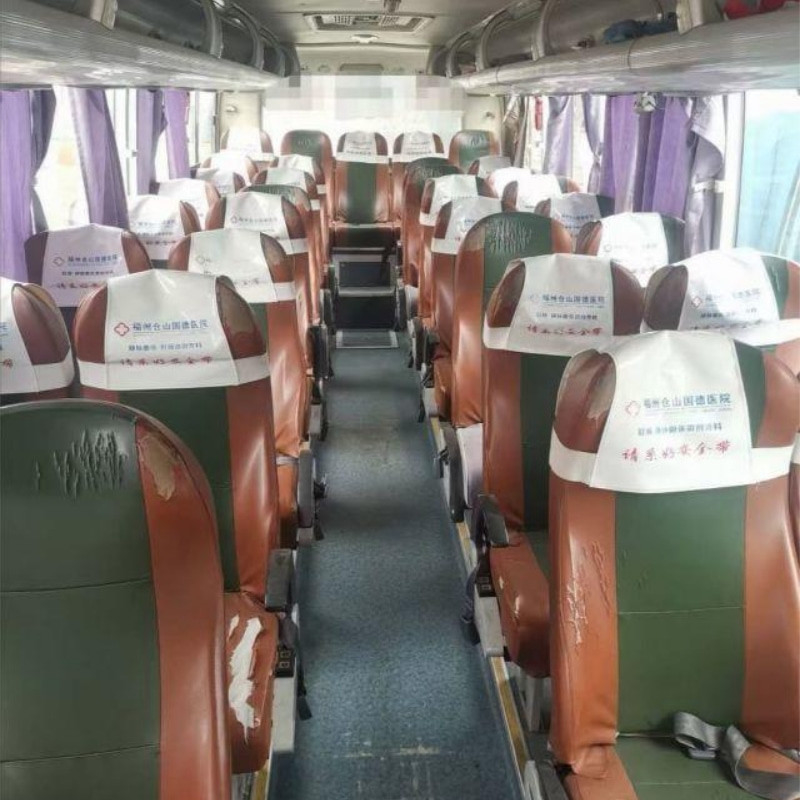 ZK6938H9 Blue Used Yutong Buses 39 Seats Used Journey Bus 2010 YEAR Great Performance