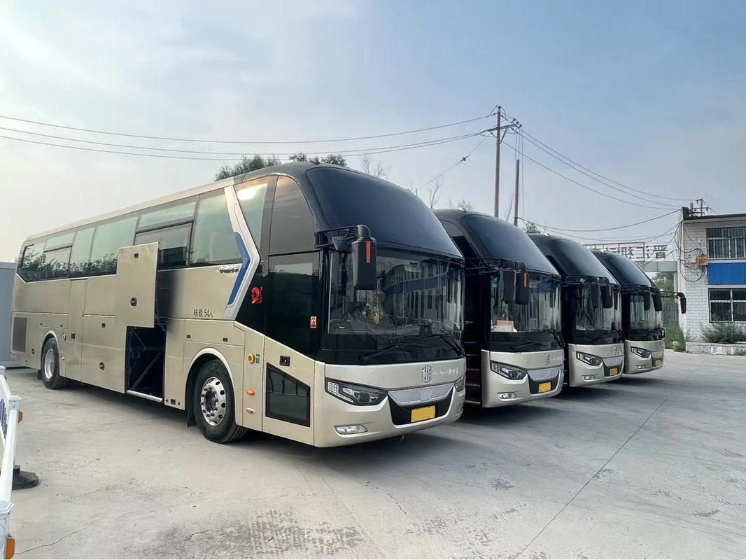 LCK6126 Zhongtong Used Passenger Bus 54 Seater Double Door Air Seat Large Capacity Luxury Bus