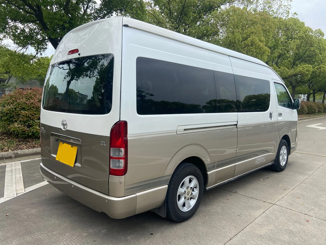 Toyota Hiace 13-Seater Left-Hand Drive Electric Mid-Door Euro 4 Standard Champagne Gold Minibus