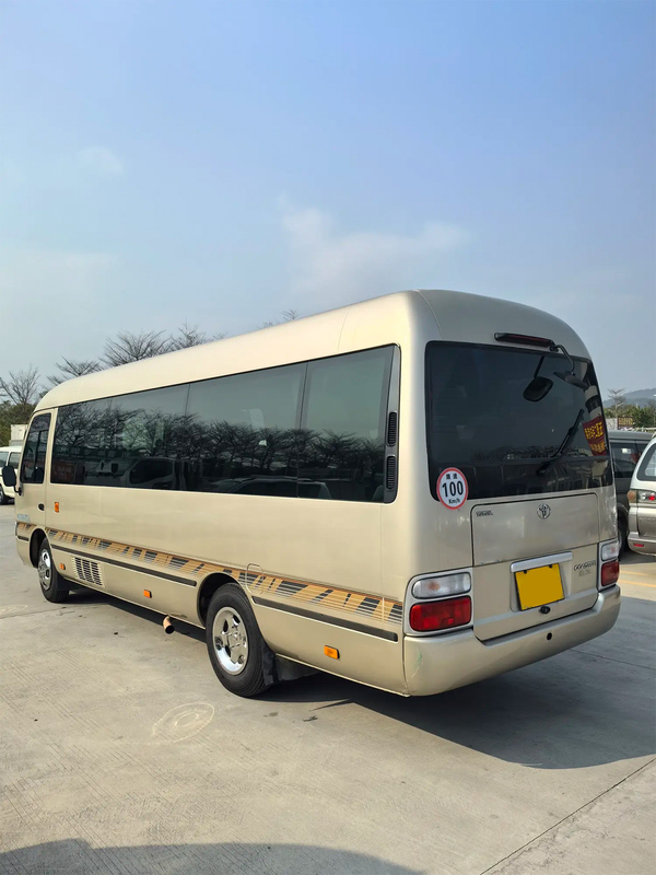 Toyota Coaster 20-Seat Electric Chinese-Door China IV Champagne Gold Medium-Sized Business Bus