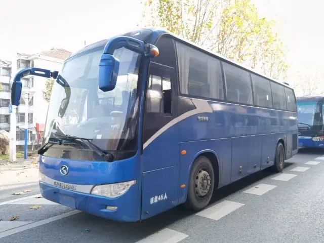 Left-Hand Drive Large Space For Luggage 45 Seats Large KingLong Used Passenger Bus