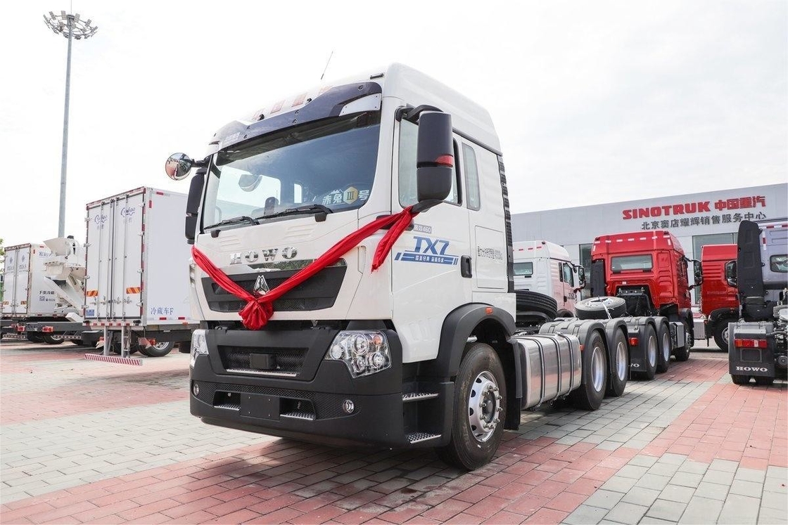 Howo Tractor Trucks 12Gear 6*4 Ten Tires 460 Hp 6 Cylinder Diesel Engine Single Row Semi