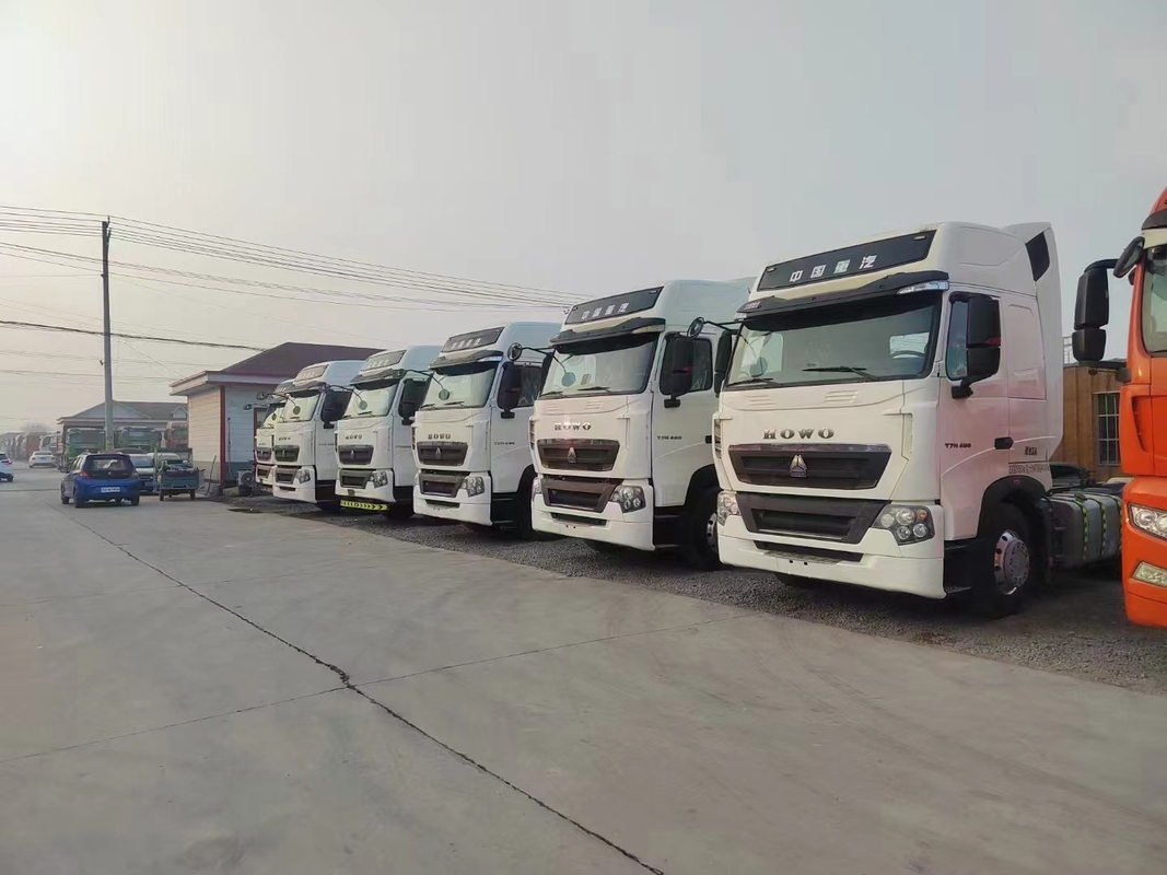 Used Sino Truck Howo 10 Wheels T7H Tractor Head Man Engine 480hp High Roof Cabin With A/C