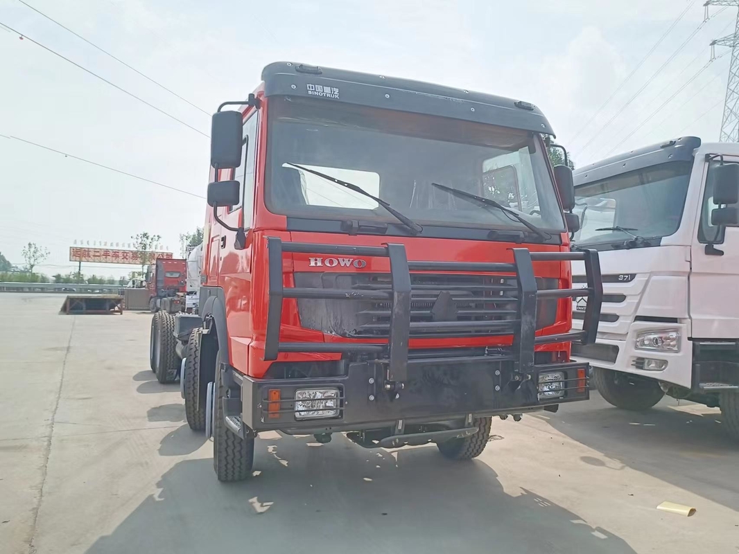Sino Truck Diesel Howo 12 Wheels Chassis Dump Truck LHD＆RHD Used With Refurbished Euro 2