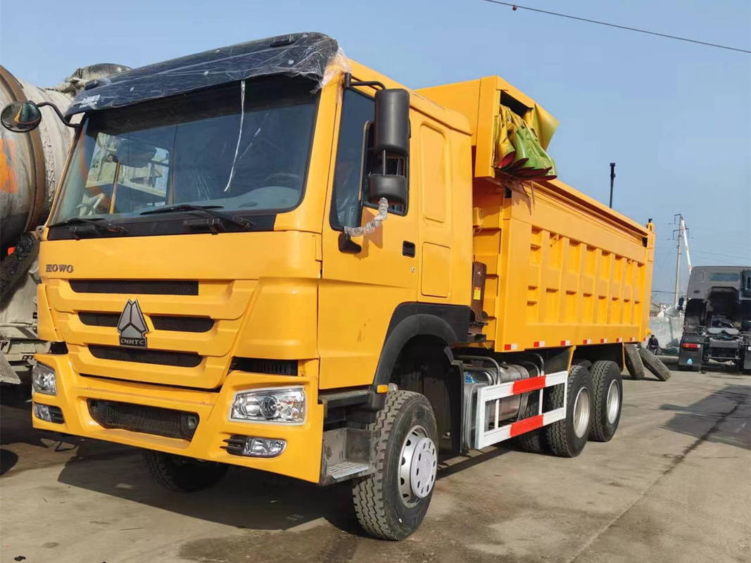 Sino Truck Dumper New Big Bucket 30 Tons 6*4 Howo Tipper With Cover New Tires Single Sleeper
