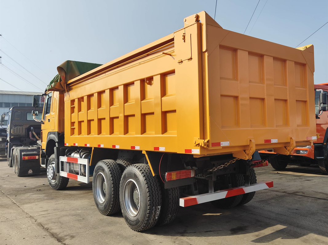 Sino Truck Dumper New Big Bucket 30 Tons 6*4 Howo Tipper With Cover New Tires Single Sleeper