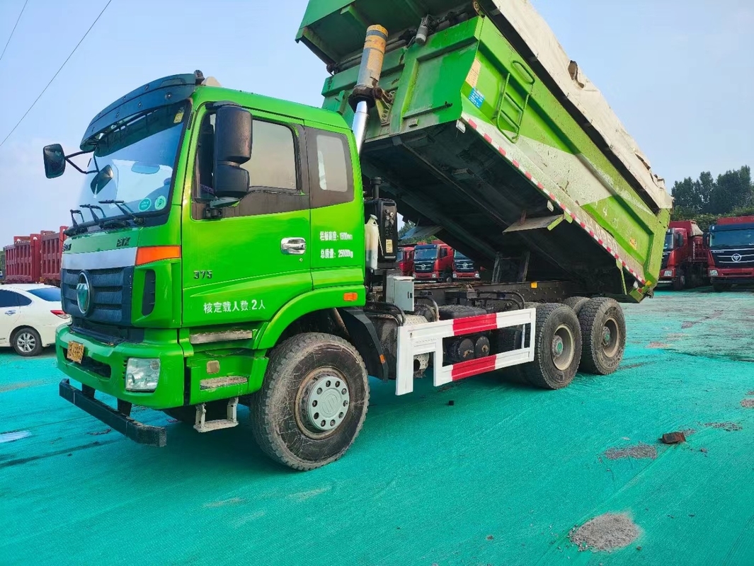 6*4 Dump Truck Second Hand Foton ETX Tipper 2018 Year Weichai 375hp With U Type Bucket