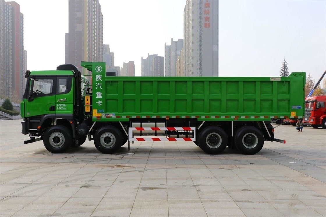 460HP 8X4 8m Extended Flat Top Large Cargo Box Weichai Shacman X3000 Model Dump Heavy Truck