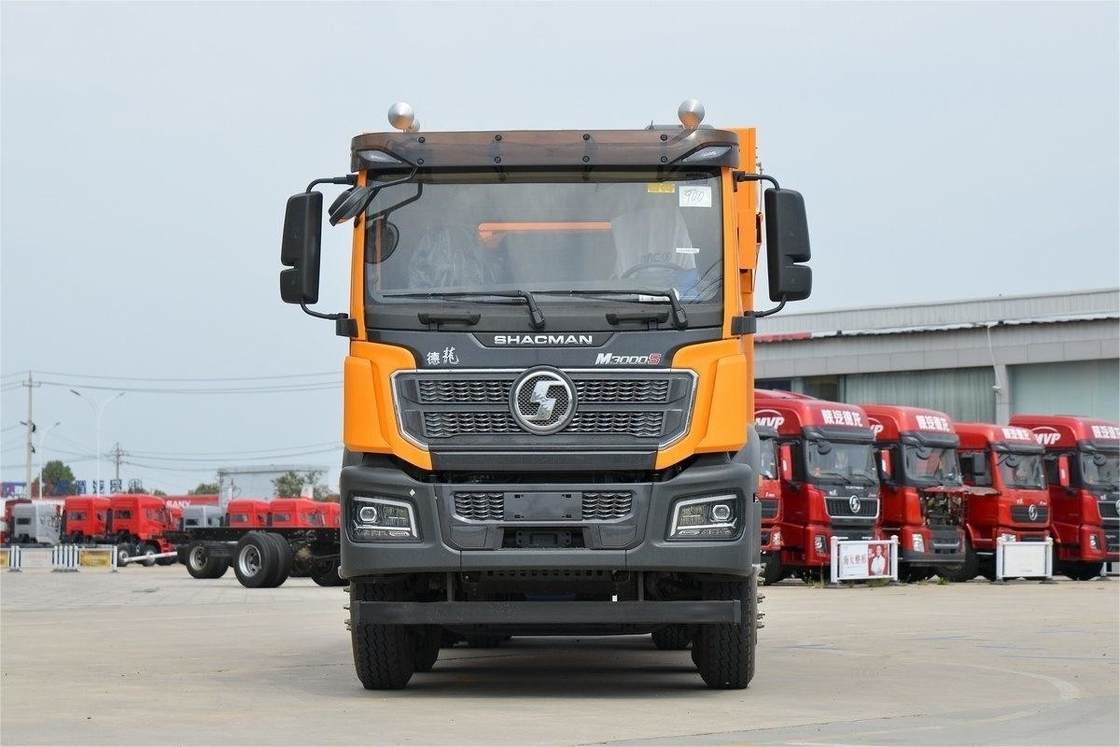 Standard Urban Construction Version 400HP 8X4 6.8m Shacman Dump Truck With Dustproof Cloth