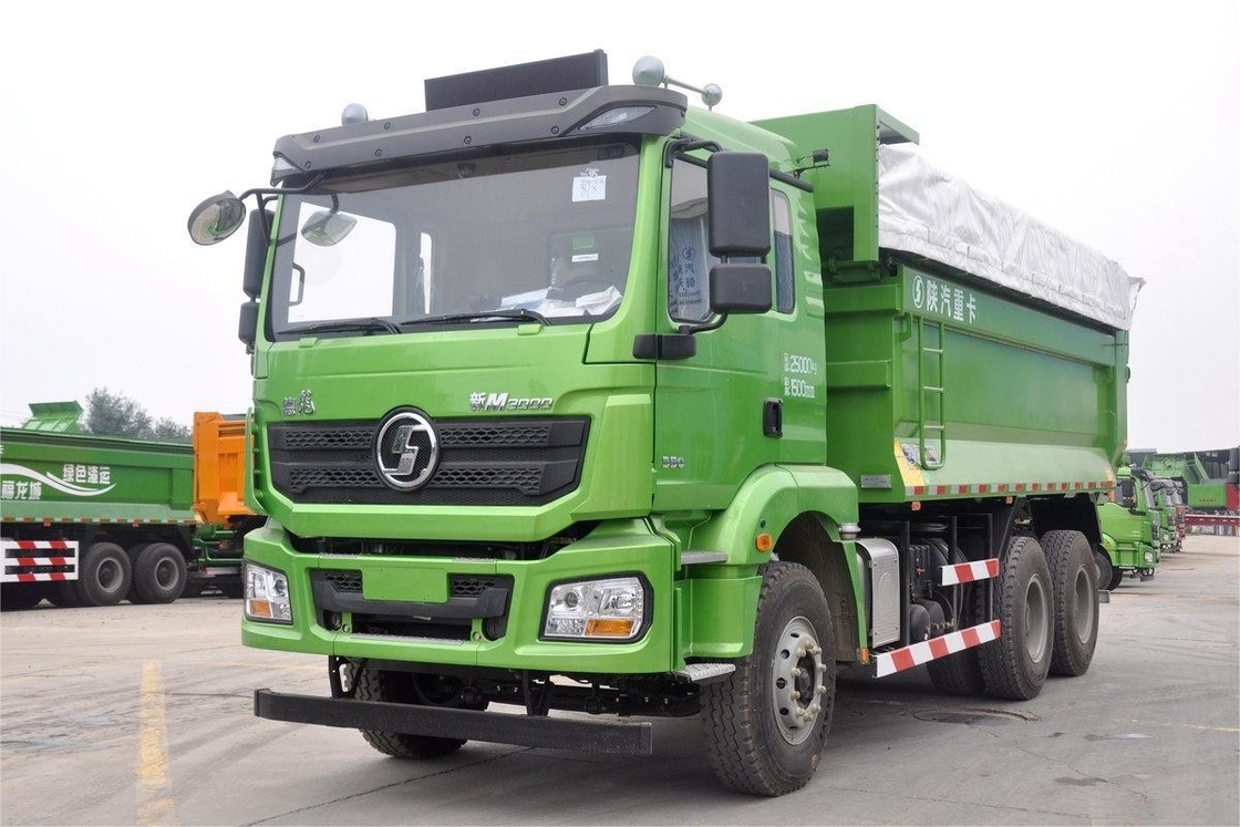 Shacman Dump Truck Weichai National Five 6x4 350HP 5.6m 6 Cylinders 10 Gears U-Box