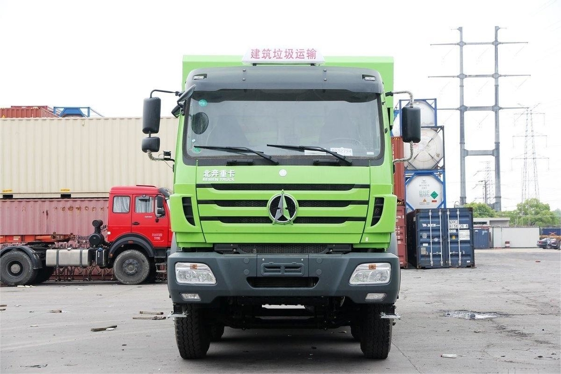 Beiben Heavy Dump Truck 336HP 8X4 6.4m New Environmentally Friendly Tarpaulin Top Cover